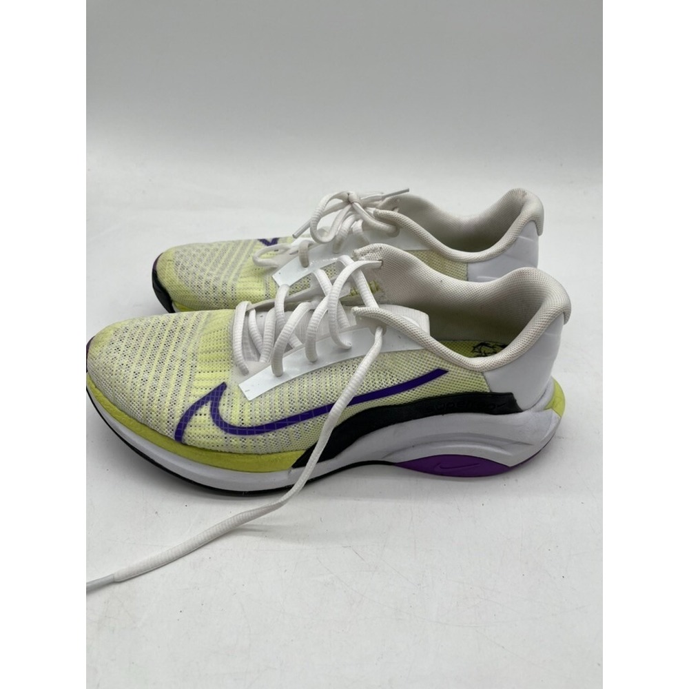 Nike Womens ZoomX Superrep Surge CK9406-157 White Purple Yellow Running Size 9.5